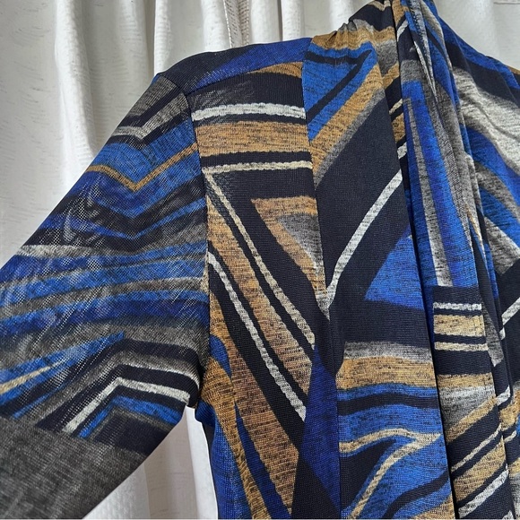 EUC Clara Sun Woo Cardigan Set in Blue Black and Gold size Small - Picture 9 of 10